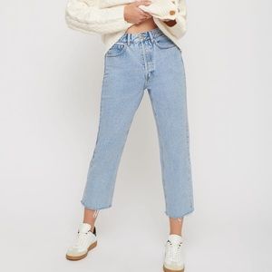 Dynamite Gisele High Rise Crop Jeans